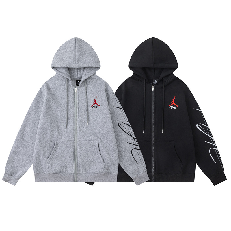 AIR JORDAN カジュアルなゆったりとしたフード付きスウェットシャツ