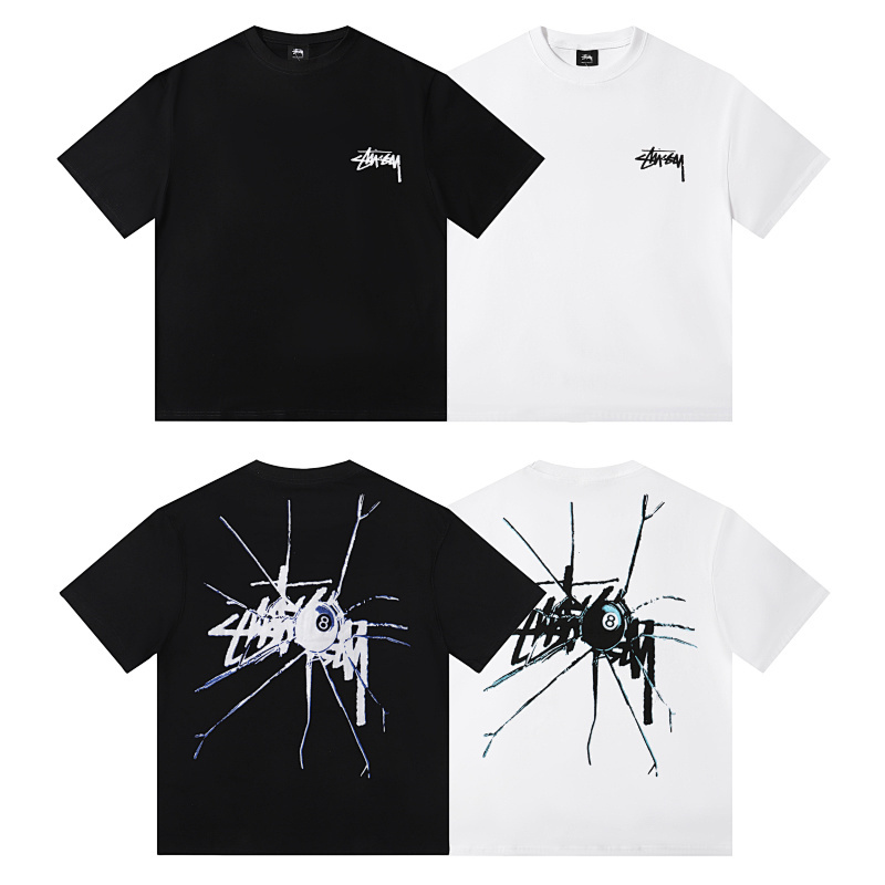 STUSSY ラッキー8 スパイダーTシャツ
