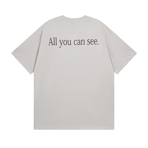 Balenciagaパリ 25SS サングラス ダイレクトプリント半袖 T シャツ