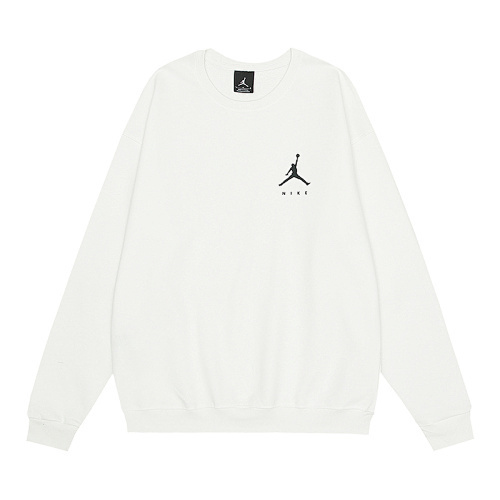 AIR JORDAN コラボレーション カジュアル クルーネック スウェットシャツ