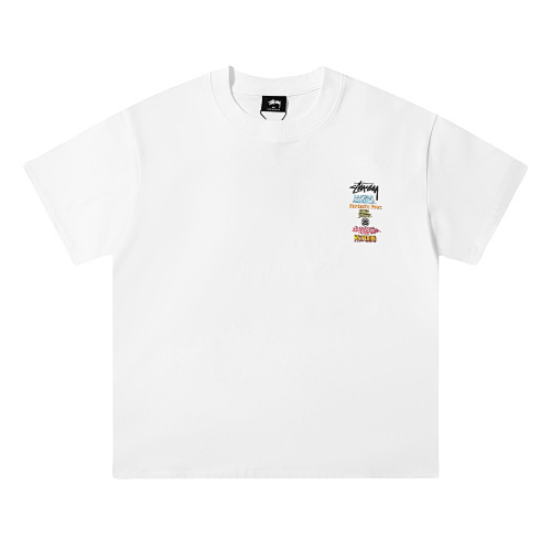 STUSSY ストリートスタイルプリントTシャツ