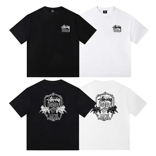 STUSSY ストリートヒップホップファッションTシャツ