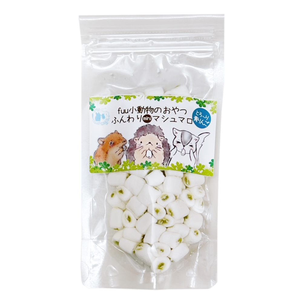 fuu うまうまセレクション 小動物のおやつ ふんわりminiマシュマロ 25g