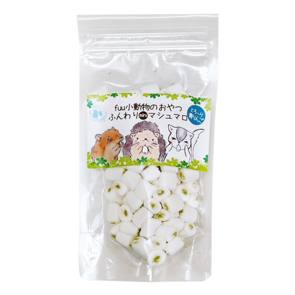fuu うまうまセレクション 小動物のおやつ ふんわりminiマシュマロ 25g