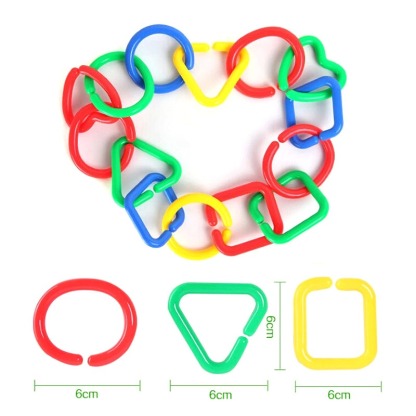 fuu 鳥のおもちゃ カラフルプラりんぐ 8個入り