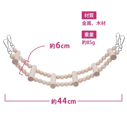 fuu 鳥の吊りおもちゃ8点セット ナチュラルぶらんこ＆吊りおもちゃ