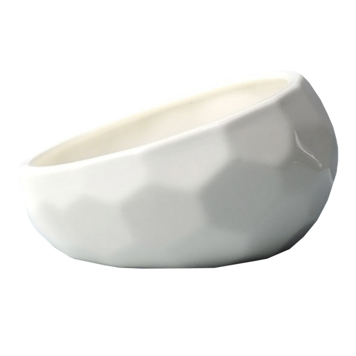 fuu 陶器のエサ入れ クリスタル Mサイズ 15×15×8.8cm