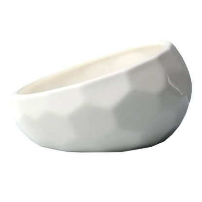 fuu 陶器のエサ入れ クリスタル Mサイズ 15×15×8.8cm