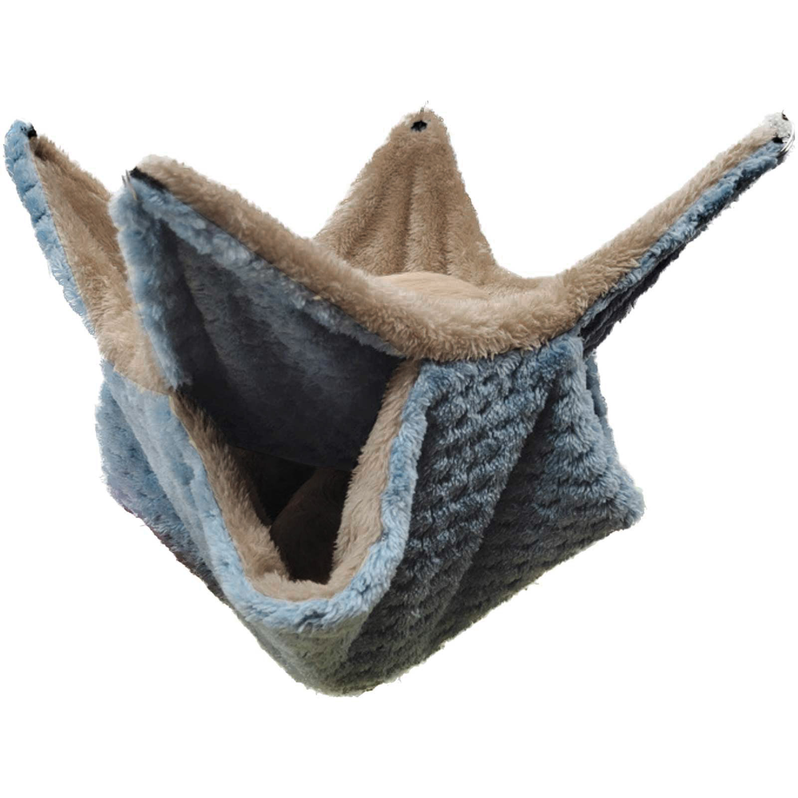 fuu 鳥・小動物のふわもこテントハンモック Sサイズ 20×20cm