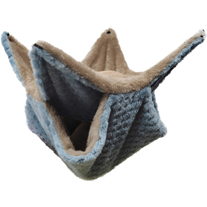 fuu 鳥・小動物のふわもこテントハンモック Sサイズ 20×20cm