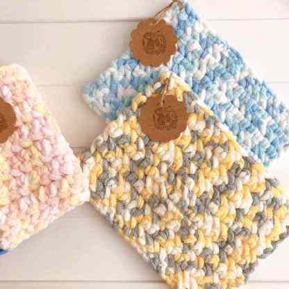 fuu 小動物用 ふわふわ手編みハンモック カラーランダム