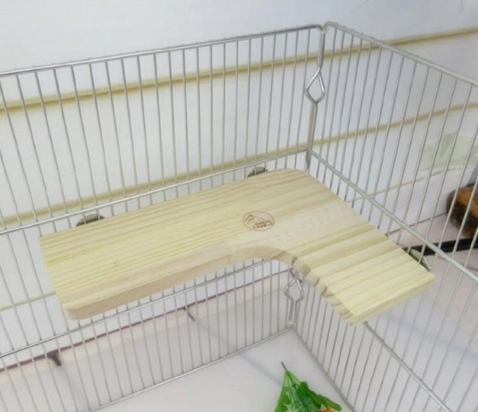 fuu 木製ステージ L字型 Mサイズ 固定具付き