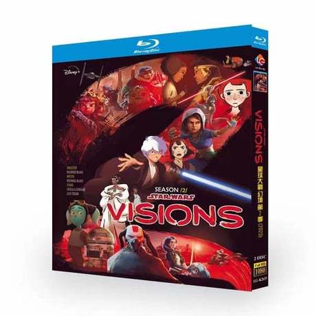 海外ドラマ「スター・ウォーズ：ビジョンズ」Blu-ray 日本語字幕 高画質 全話 海外盤-GLDVD