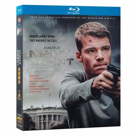 海外ドラマ「ナイト・エージェント」 Blu-ray ブルーレイ ガブリエル・バッソ、ルシアン・ブキャナン、ホン・チャウ、日本語字幕あり　高画質 全話 海外盤