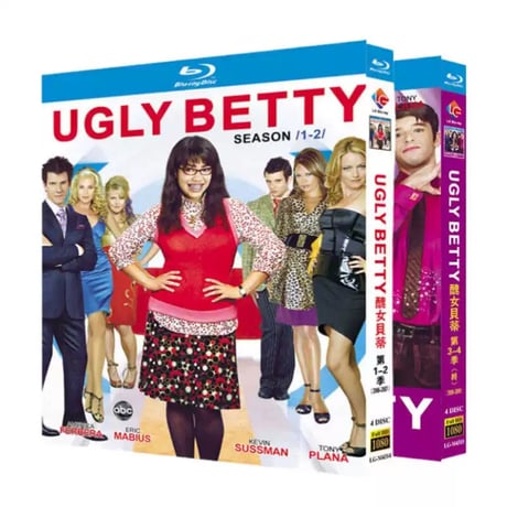 日本語字幕海外ドラマ「アグリー・ベティ」 DVD ブルーレイ 高画質 全話収録
