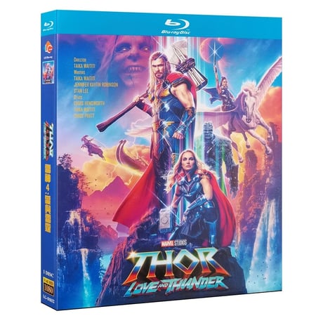 日本語吹替えあり外国映画「ソー:ラブ&amp;サンダー」ブルーレイ Blu-ray クリス・ヘムズワース、ナタリー・ポートマン、高画質 全話 海外盤-GLDVD
