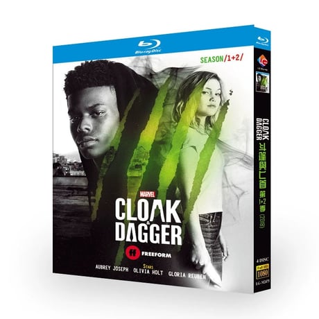 海外ドラマ「クローク&amp;ダガー」 Blu-ray ブルーレイ　日本語字幕あり オリヴィア・ホルト、オーブリー・ジョセフ、高画質 全話 海外盤