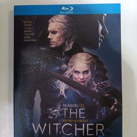 海外ドラマ「ウィッチャー シーズン2」ブルーレイ Blu-ray The Witcher Season 2 日本語吹替あり　ヘンリー・カヴィル フレイヤ・アーラン 全話 海外盤