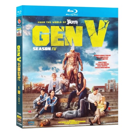 海外ドラマ「ジェン・ブイ~Gen V~」 Blu-ray ブルーレイ　日本語吹替あり　ジャズ・シンクレア、チャンス・パードモ、高画質 全話 海外盤