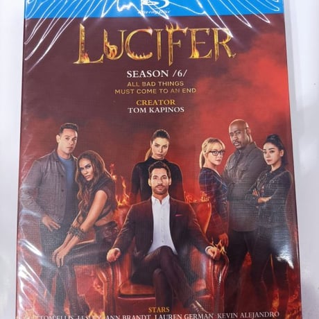 日本語字幕あり海外ドラマ「LUCIFER/ルシファー」シーズン6ブルーレイ Blu-ray トム・エリス、ローレン・ジャーマン 全話 海外盤