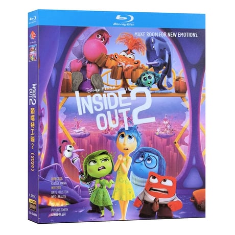 日本語吹替「インサイド・ヘッド2」ブルーレイ DVD Blu-ray 高画質 正規品-GLDVD
