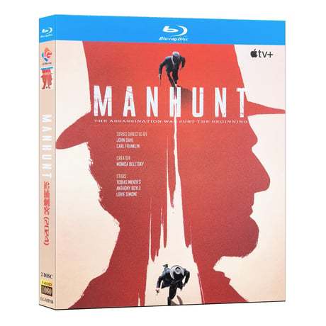 海外ドラマ『マンハント 〜リンカーン暗殺犯を追え〜』ブルーレイ Blu-ray トビアス・メンジーズ　アンソニー・ボイル Manhunt 全話 中国盤