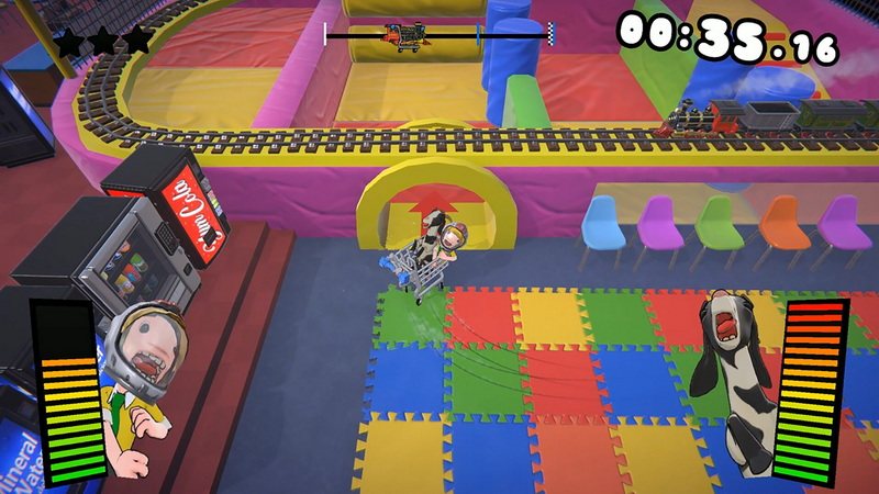 【PS4】Supermarket Shriek 日本語対応 カジュアルレーシングパーティゲーム