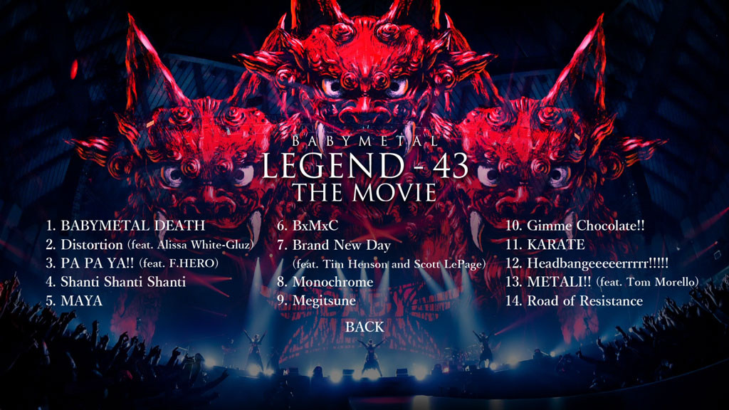 BABYMETAL LEGEND 43 THE MOVIE 2024 ライブ J-POPアーティスト ライブブルーレイ限定盤 Blu-ray