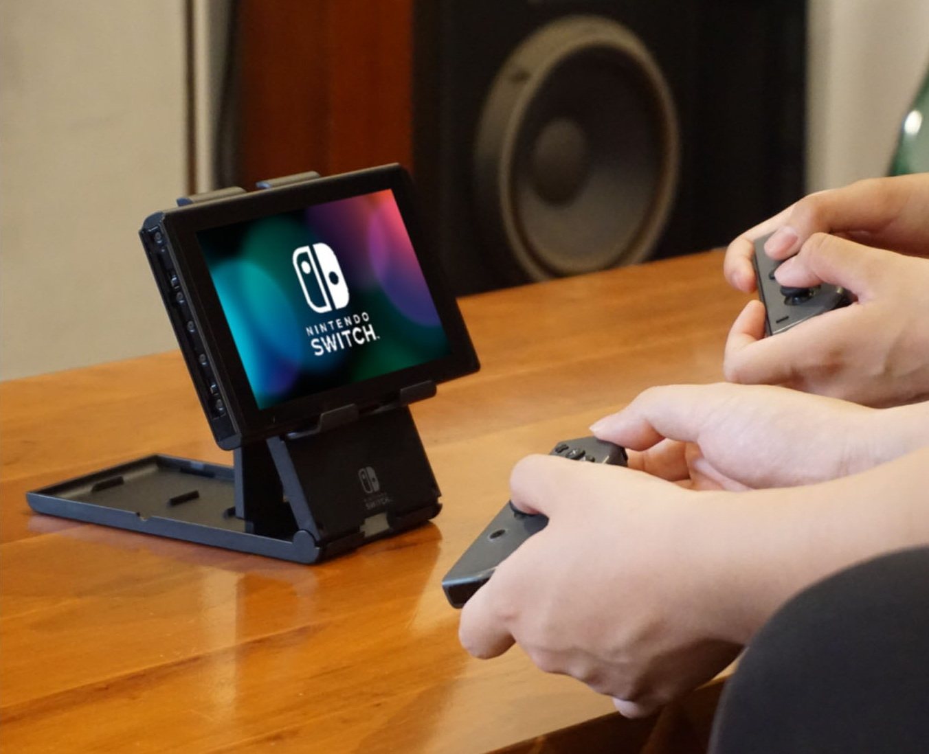 任天堂ライセンス HORI Switch プレイスタンド あつ森 ゼルダ マリオ スプラトゥーン2 周辺機器
