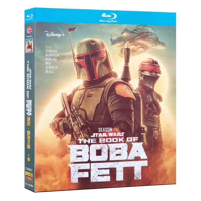海外ドラマ「ボバ・フェット　ブルーレイ　Blu-ray The Book of Boba Fett　日本語吹替あり　テムエラ・モリソン ミンナ・ウェン 全話 海外盤