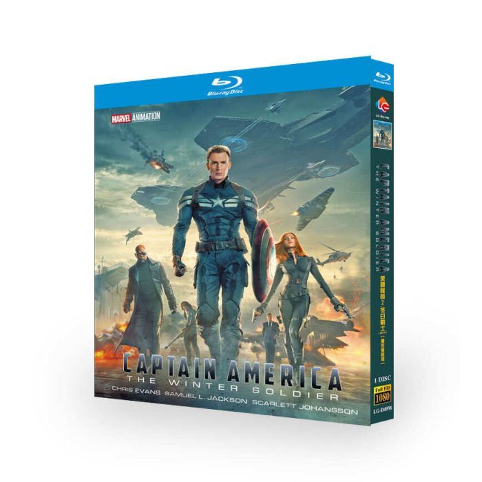 映画 キャプテン・アメリカ/ウィンター・ソルジャー DVD ブルーレイ Blu-ray BOX 日本語字幕 日本語吹替版 [Blu-ray]