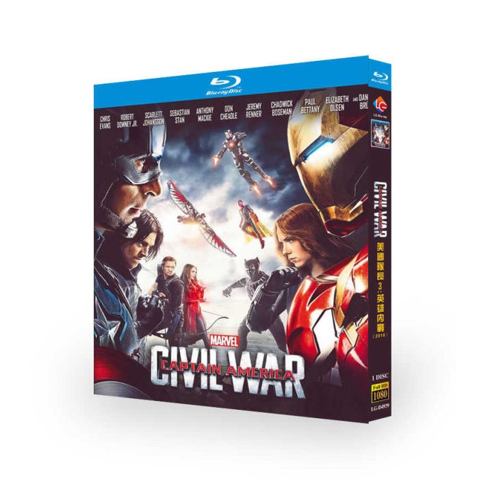 映画 シビル・ウォー/キャプテン・アメリカ DVD ブルーレイ Blu-ray BOX 日本語字幕 日本語吹替版 [Blu-ray]