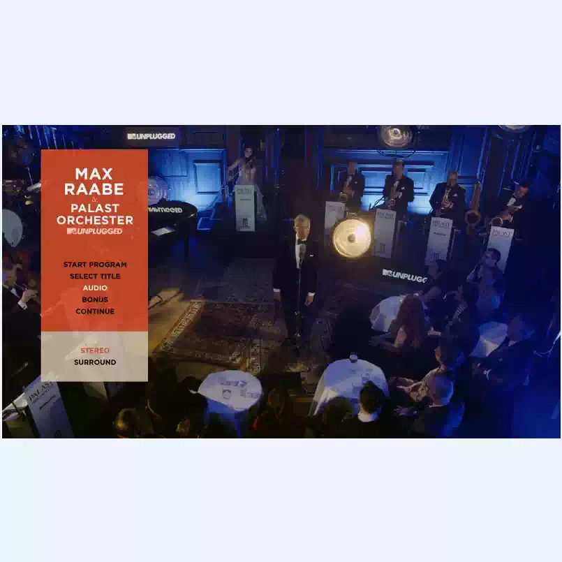 Max Raabe MTV Unplugged 2019 ベルリンコンサート パラストオーケストラ ライブ 全33曲収録 クラシック映像 Blu-ray
