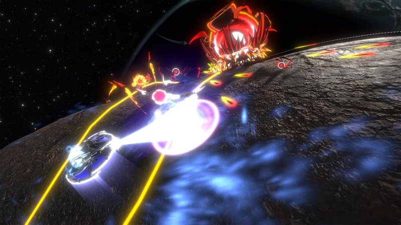 【PS4】カーブドスペース Curved Space 日本語対応 シューティングゲーム