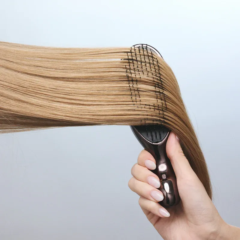 HAIRSTAR イオンスターブラシ クロームブラックPRO