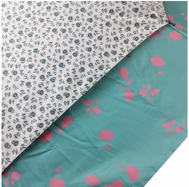 世界初の新機構　最強晴雨兼用トランスフォーム傘　フラワー＆フラワー　ピンク 27025PK