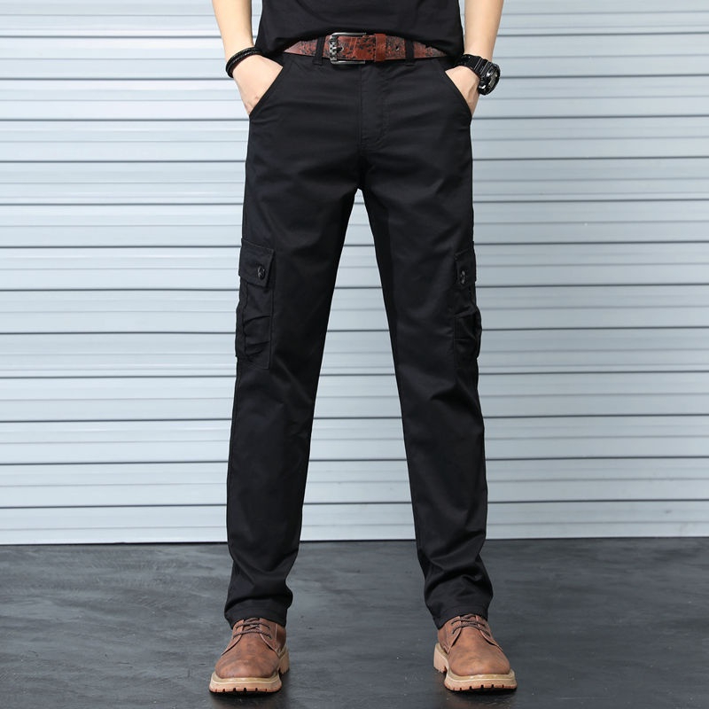 Men’s Practical Utility Cargo Trousers – Pack of 2