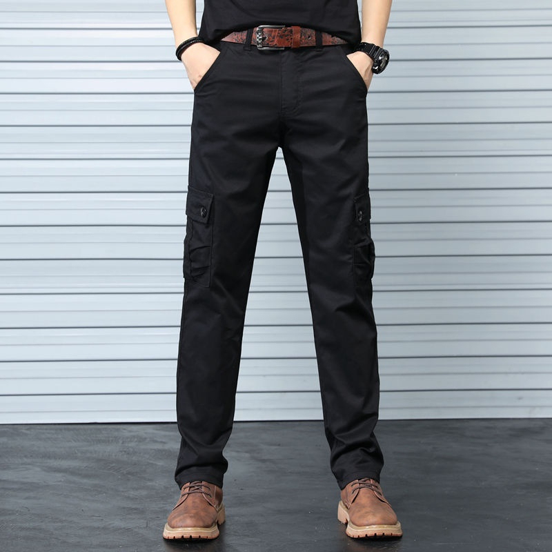 Men’s Practical Utility Cargo Trousers – Pack of 2