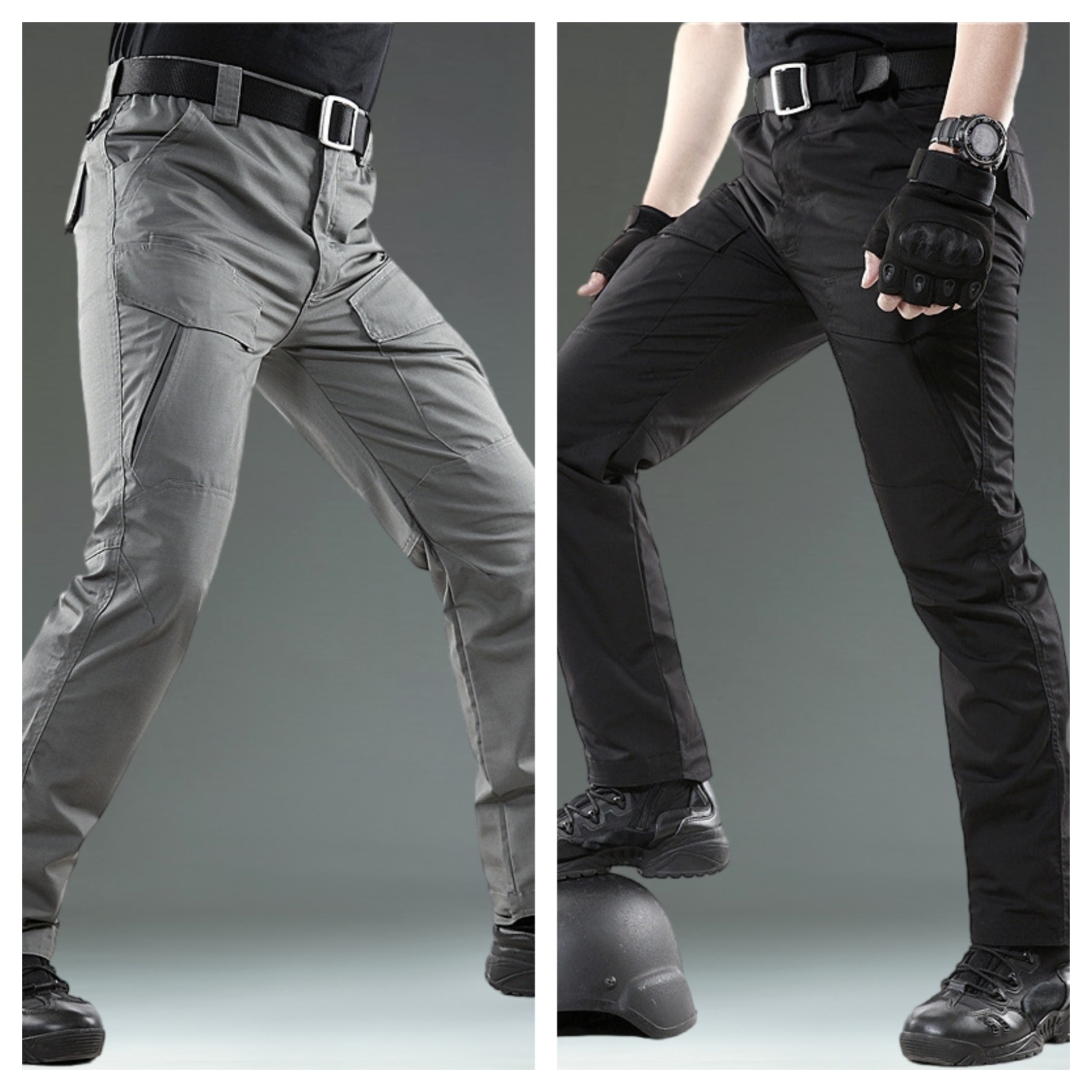 Men’s Tactical Cargo Pants – Pack of 2
