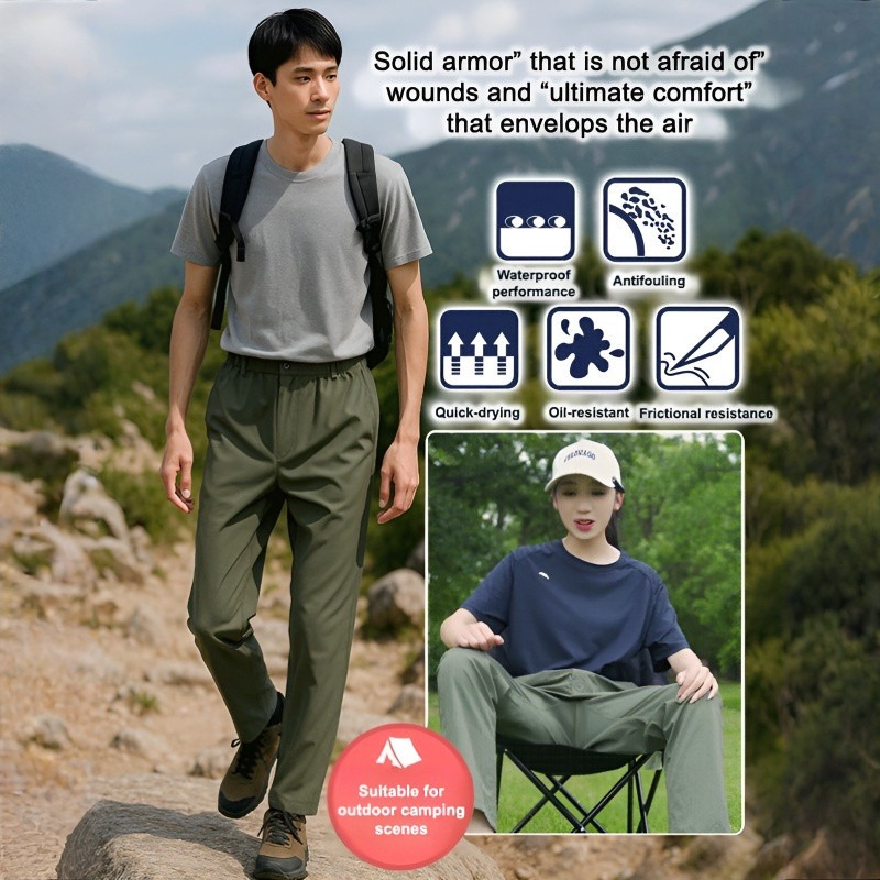 Men’s Lightweight Cargo Pants – Pack of 2