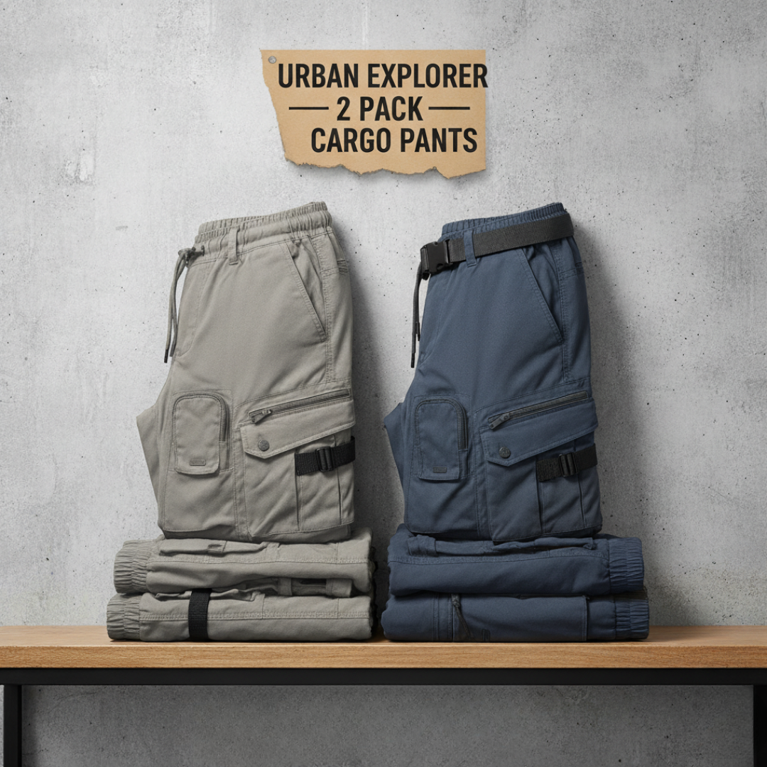 CityRover Explorer Cargo Pants Pack of 2