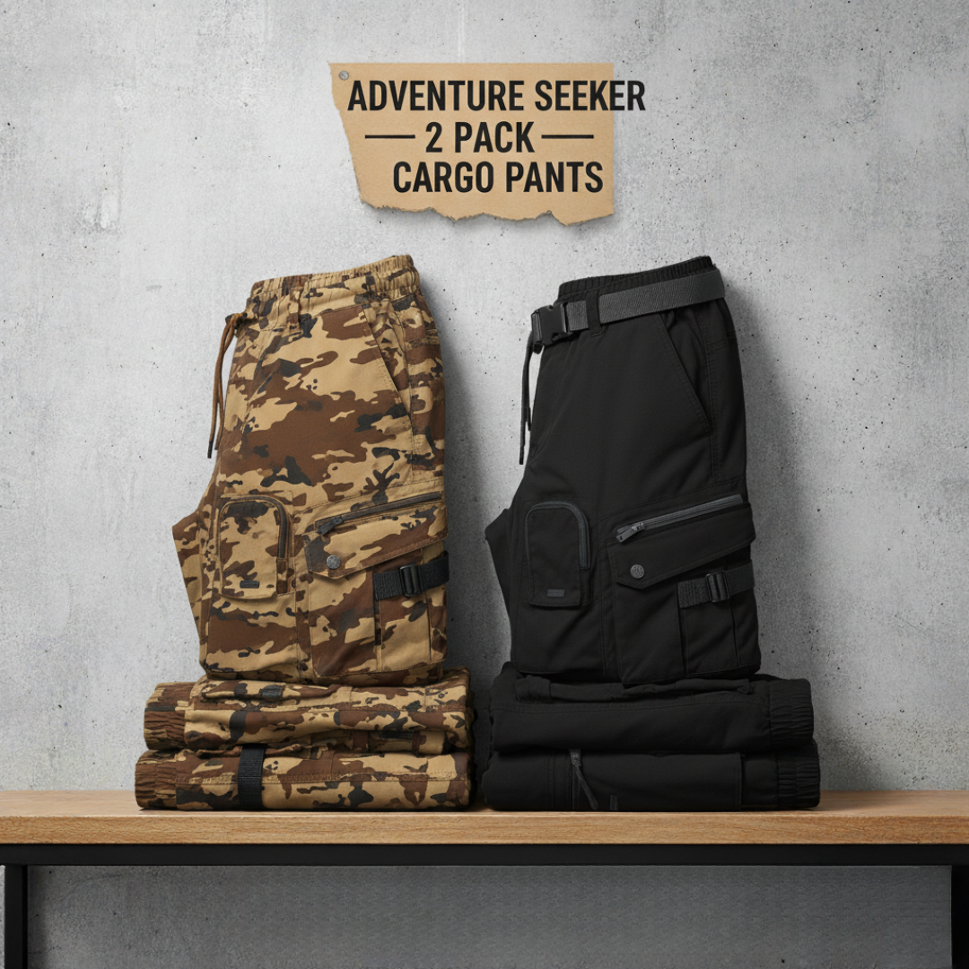 StealthCamo Expedition Cargo Pants Pack of 2