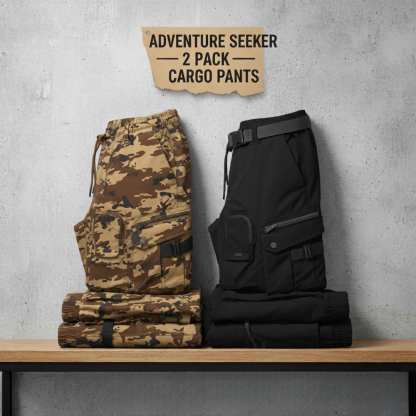 StealthCamo Expedition Cargo Pants Pack of 2