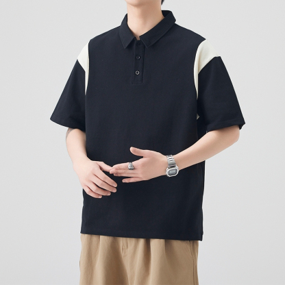 Color Block Shoulder Quad