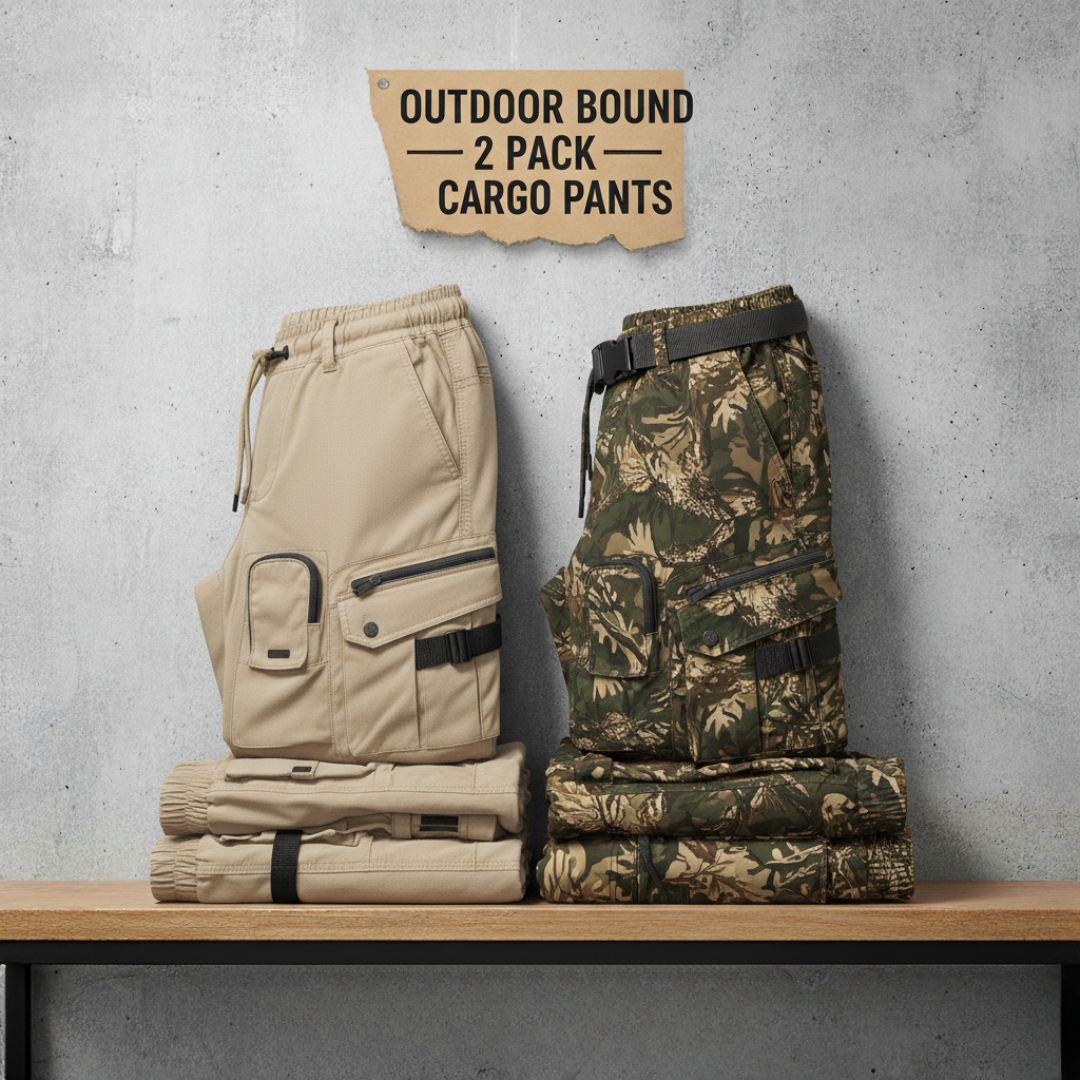 WildTrack Outdoor Cargo Pants Pack of 2