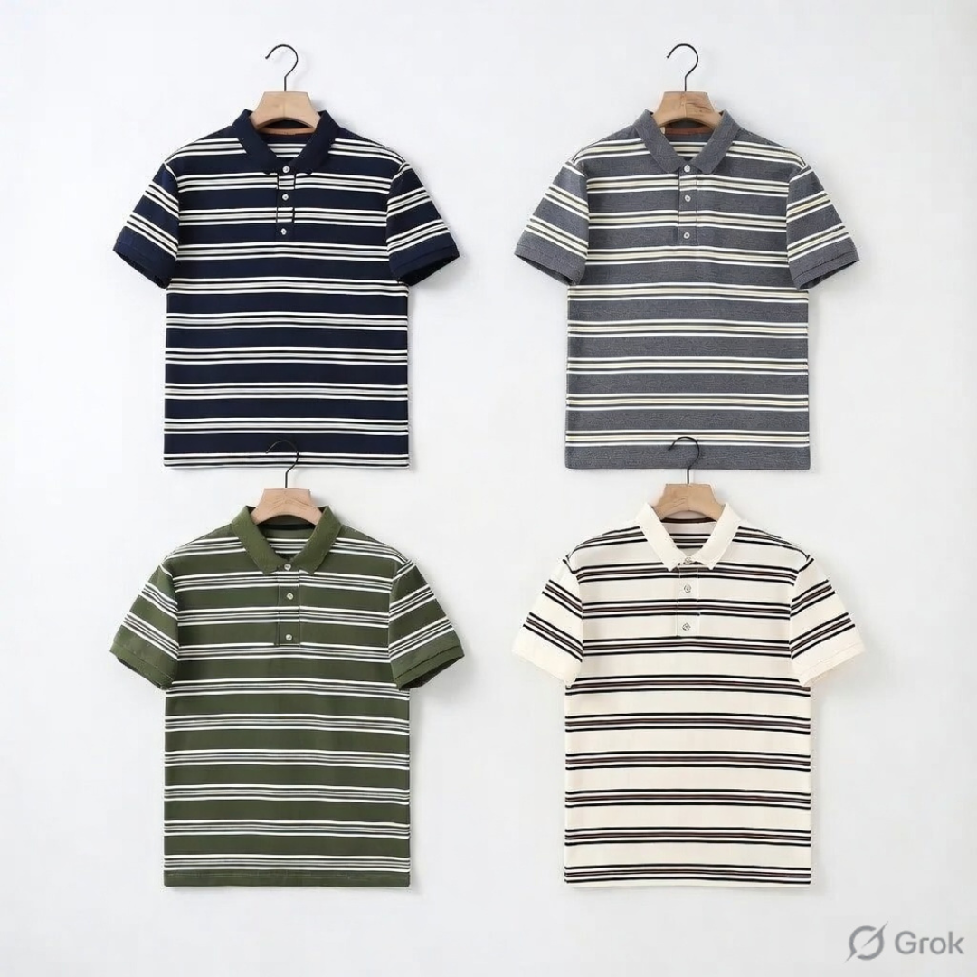 Basic Crew Neck Tees – Pack of 4
