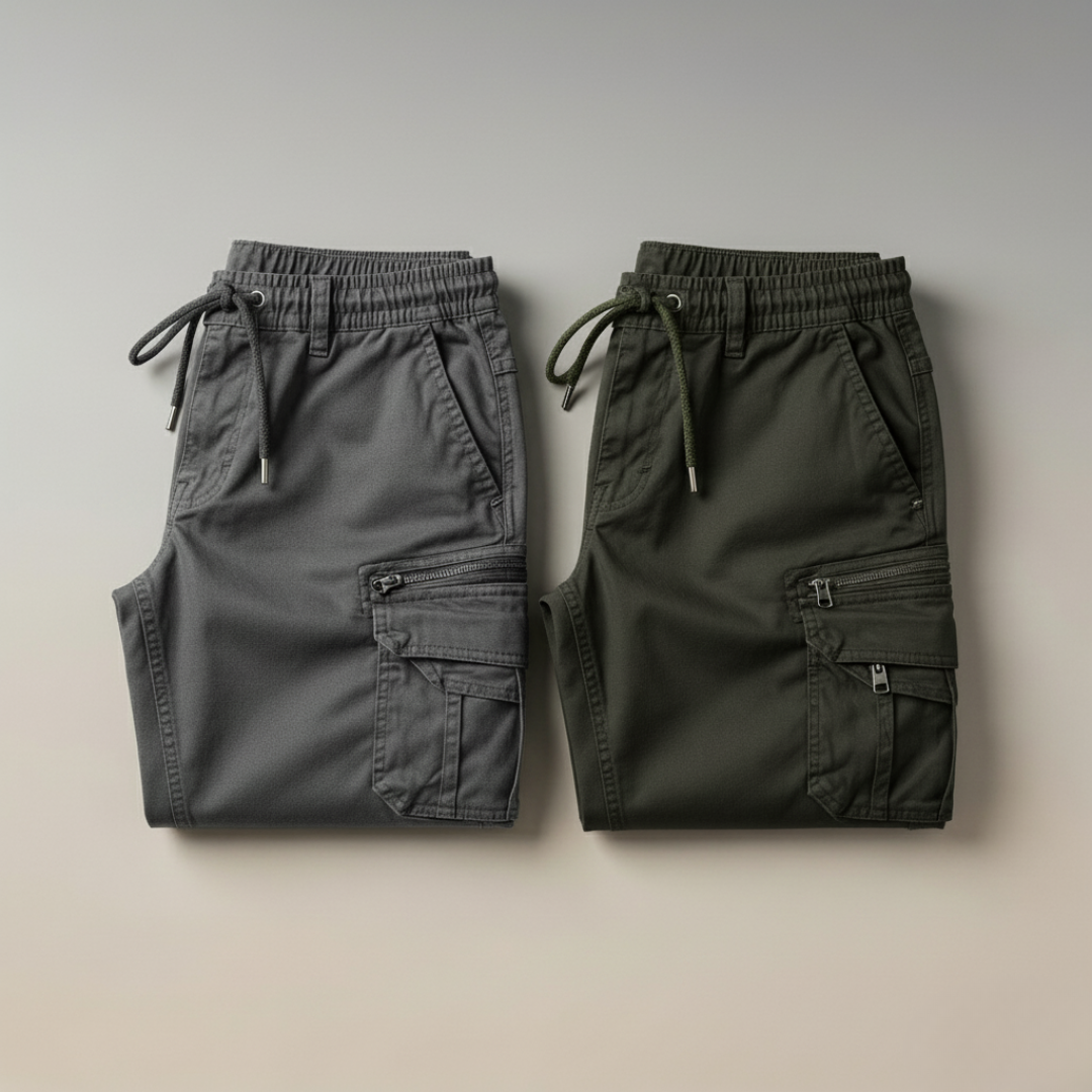 RogueFit Multi-Pocket Cargo – Pack of 2