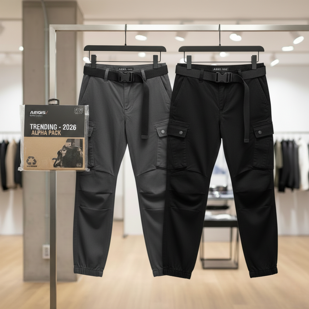 ShadowFlex Tactical Cargo Joggers Pack of 2