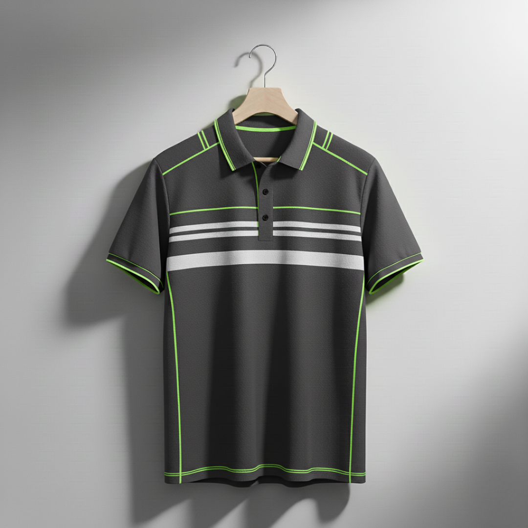 STRIPE LEGACY PREMIUM POLO SET (Pack of 4)