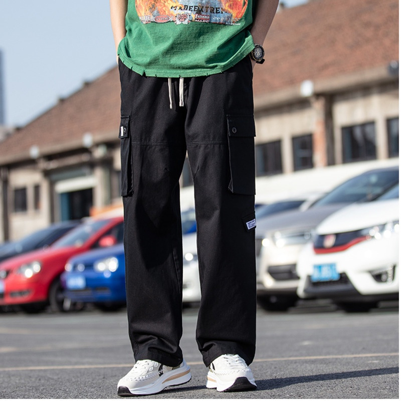 Men’s Classic Multi-Pocket Cargo Pants – Pack of 2